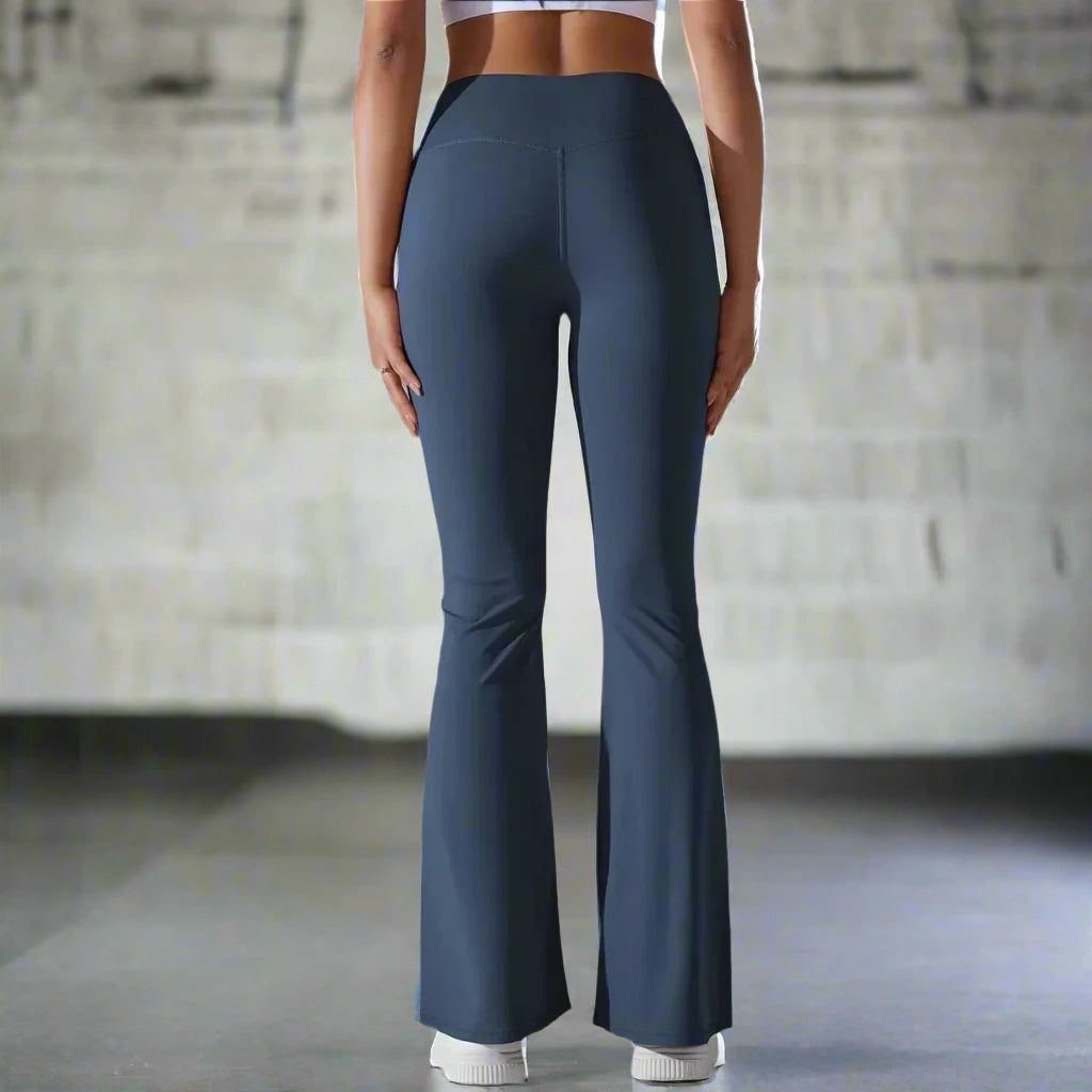 Flared Fitness Wide Leg Exercise Pants - Making Moves Daily 